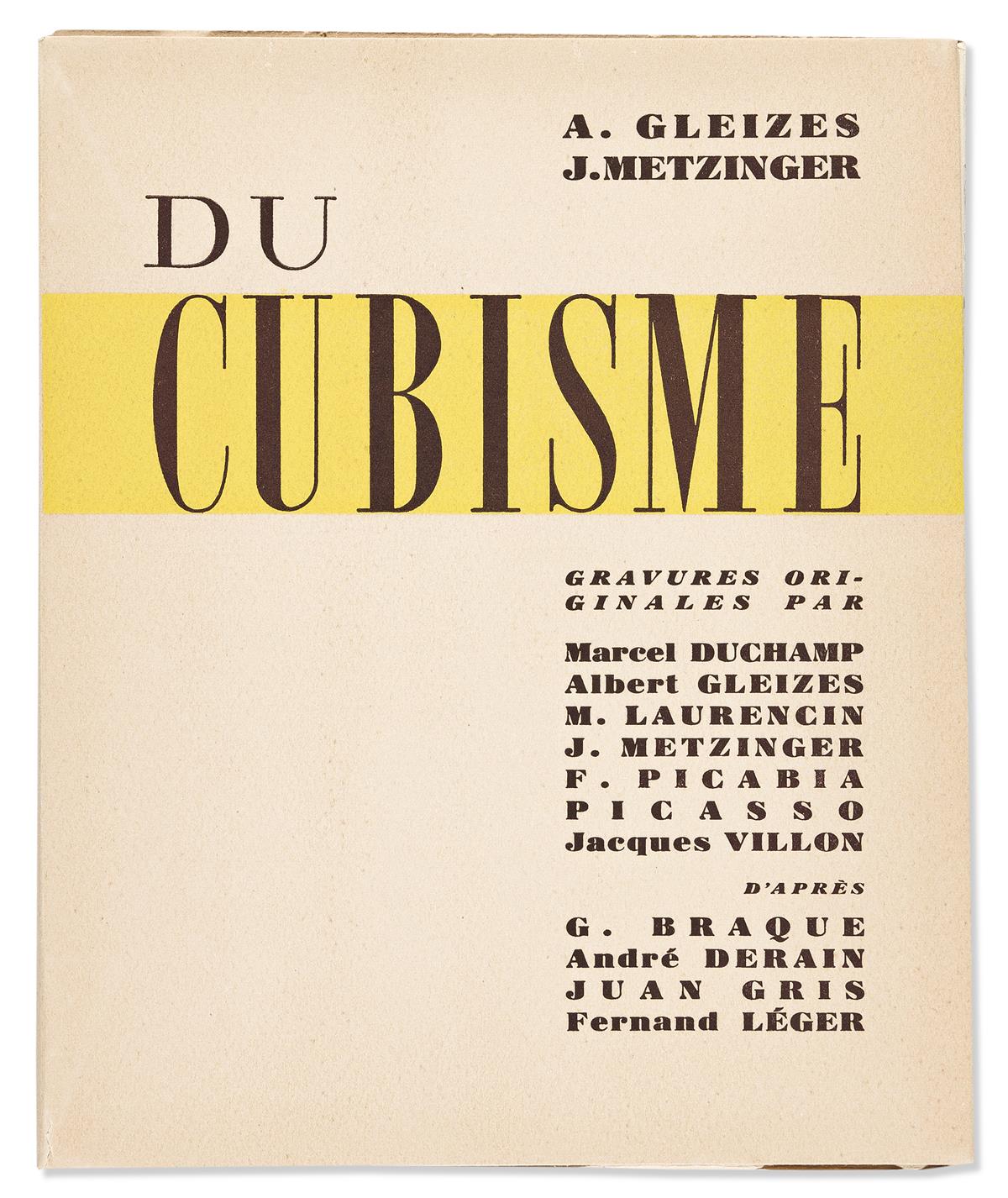 [CUBISM.] GLEIZES, ALBERT and METZINGER, JEAN. Du Cubisme.